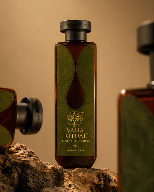 Vana Ritual Scalp & Root Elixir amber bottle product hero