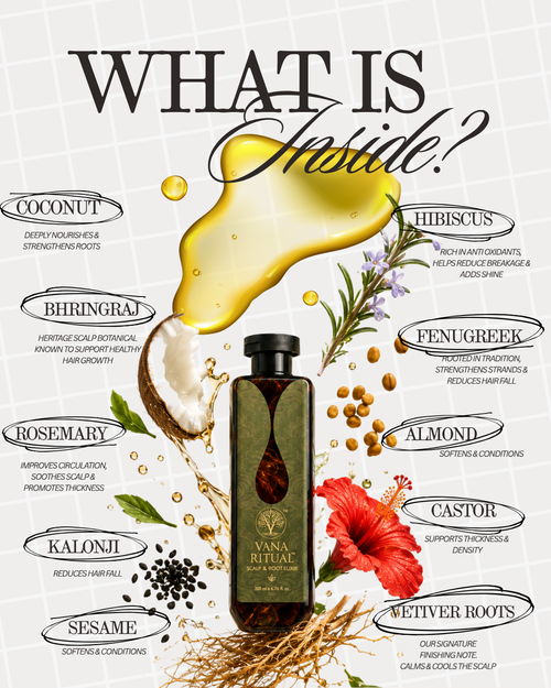 Vana Ritual Scalp & Root Elixir botanical ingredients